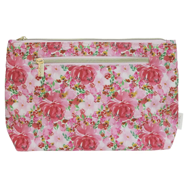 Tonic Large Cosmetic Bag Flourish Pink