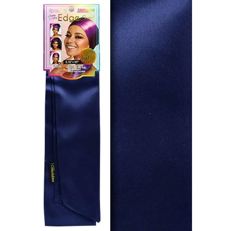 Touch Down Edge Scarf - Navy