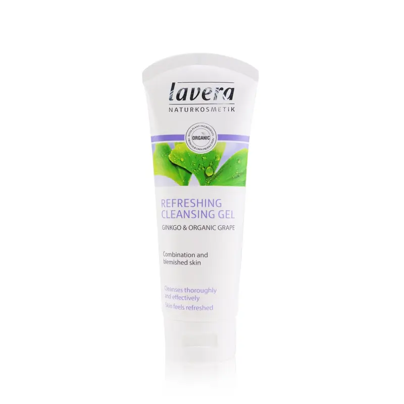 Lavera Ginkgo & Organic Grape Refreshing Cleansing Gel - Combination & Blemished Skin (Exp. Date 09/2021 & Package Slightly Damaged)  100ml/3.3oz
