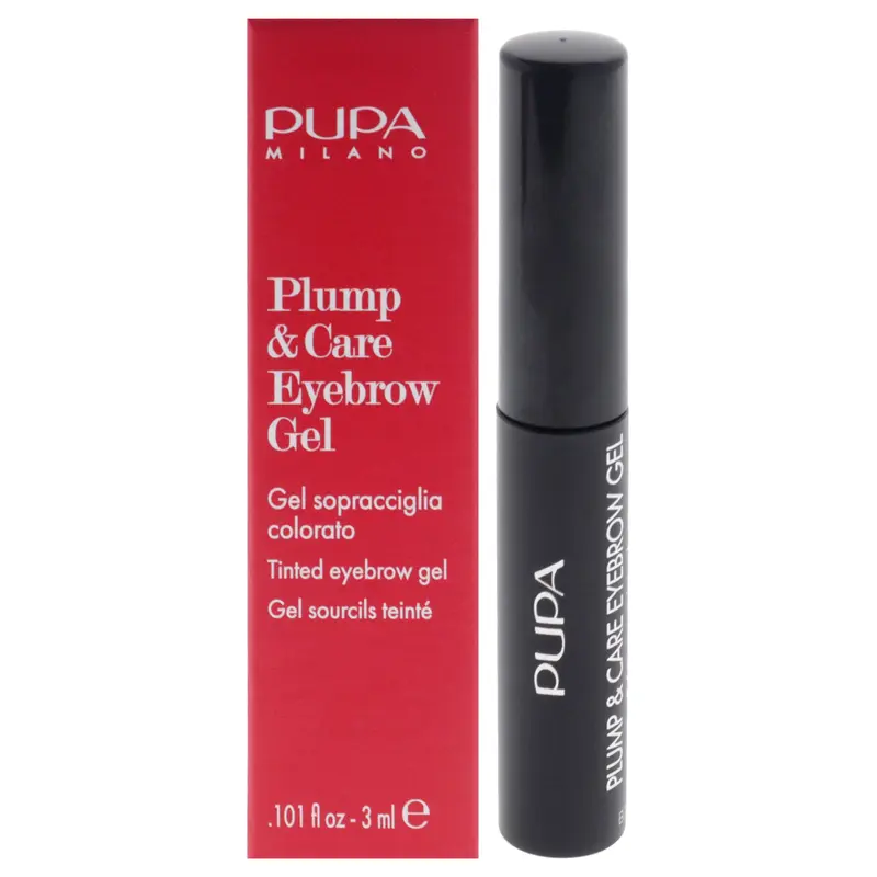 Pupa Milano Plump and Care Eyebrow Gel - 003 Dark Brown by Pupa Milano for Women - 0.101 oz Eyebrow Gel