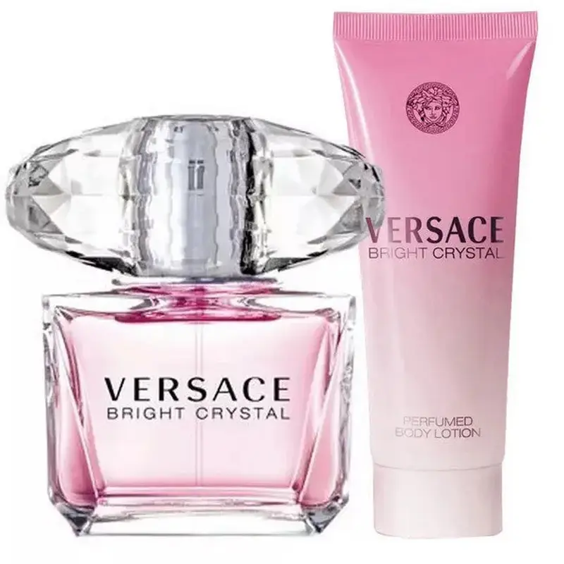 VERSACE BRIGHT CRYSTAL SET: EDT SPRAY 50ML + BL 100ML