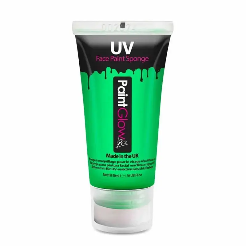 PaintGlow Pro UV Face & Body Sponge 50ml  - Green