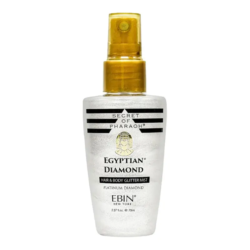 Secret of Pharaoh Egyptian Diamond Hair & Body Glitter Mist - Platinum