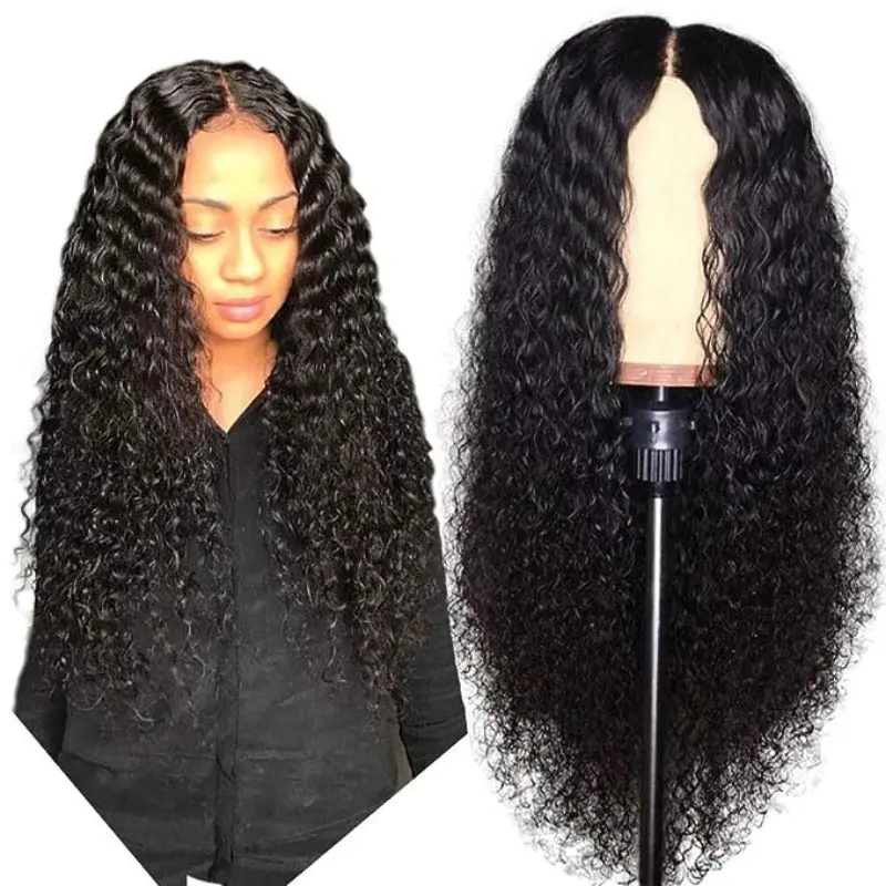 Hair Topic 10A Brazilian Human Hair Full Lace Curl Wig - 24"-26"