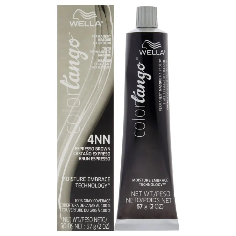 Wella Color Tango Permanent Hair Color - 4NN Medium Brown Intense Neutral by Wella for Unisex - 2 oz Hair Color