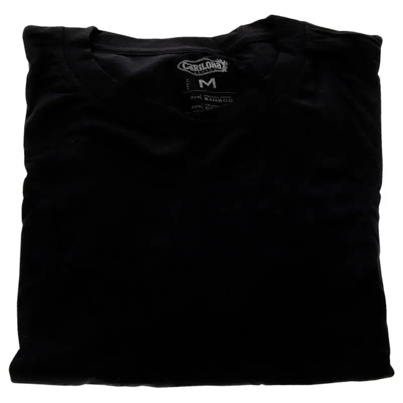 Cariloha Bamboo Crew Tee - Black by Cariloha for Men - 1 Pc T-Shirt (M)