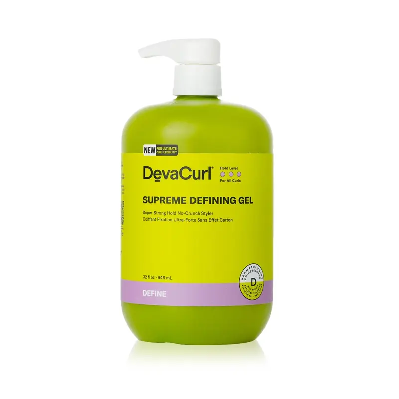 DevaCurl Supreme Defining Gel Super-Stong Hold No-Crunch Styler  946ml/32oz