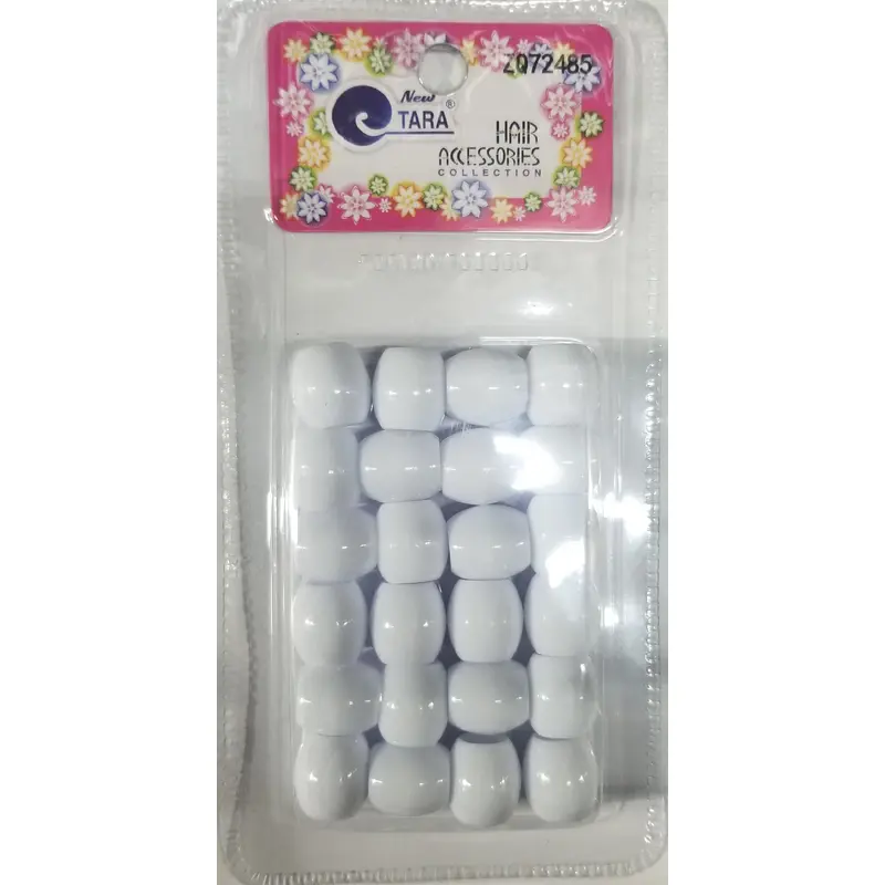 Tara Hair Beads - White #ZQ72485