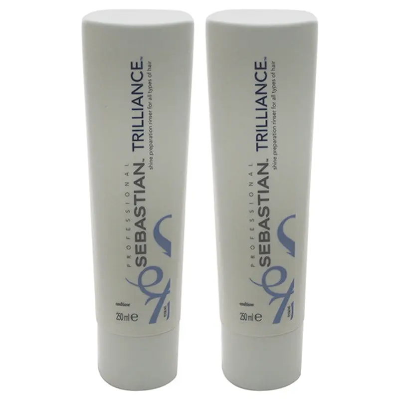 Sebastian Trilliance Shine Conditioner by Sebastian for Unisex - 250 ml Conditioner - Pack of 2
