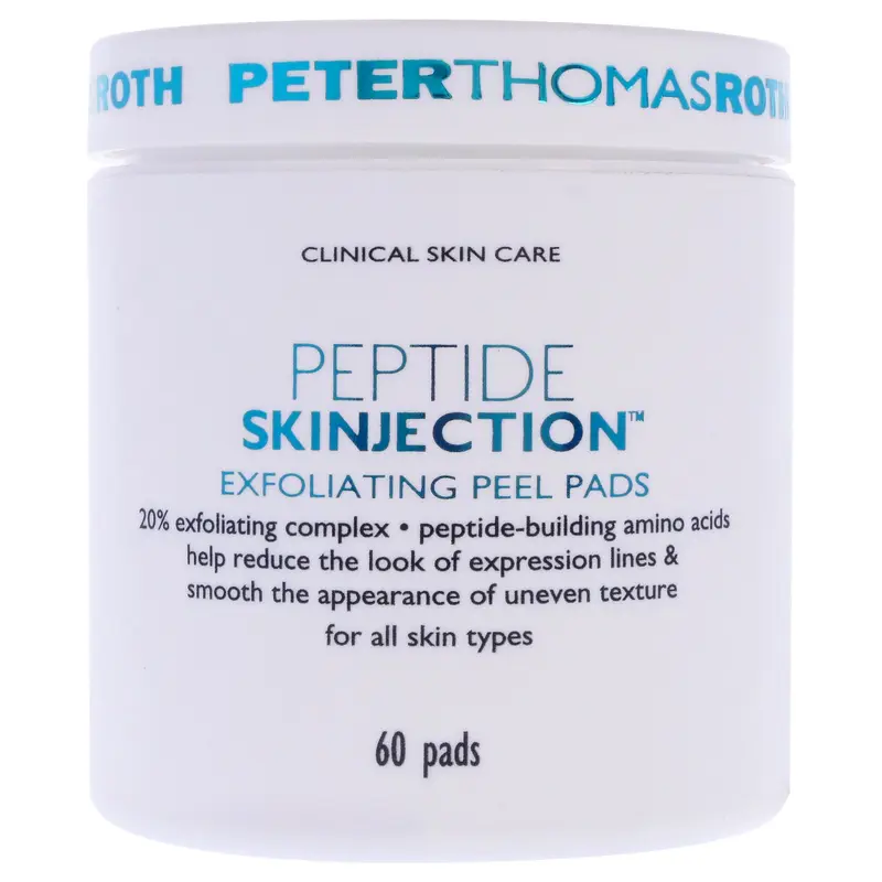 Peter Thomas Roth Peptide Skinjection Exfoliating Peel Pads - All Skin Types by Peter Thomas Roth for Unisex - 60 Pc Pads