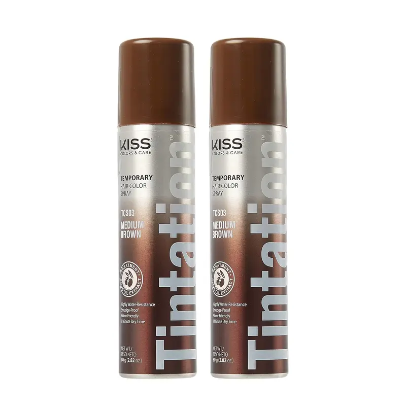 2 Pack Tintation Color Spray  TCS03 Medium Brown