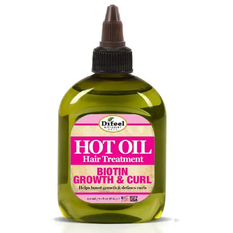 Difeel: Growth & Curl Biotin Premium Hair Oil 2.5oz