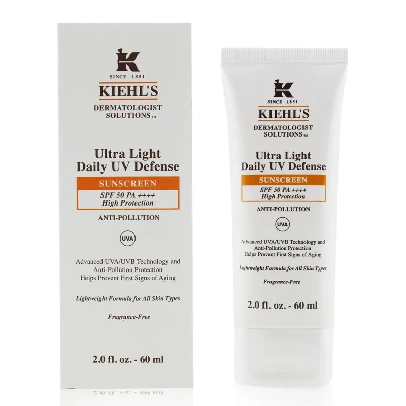 Kiehl's Ultra Light Daily UV Defense SPF 50 PA +++  60ml/2oz