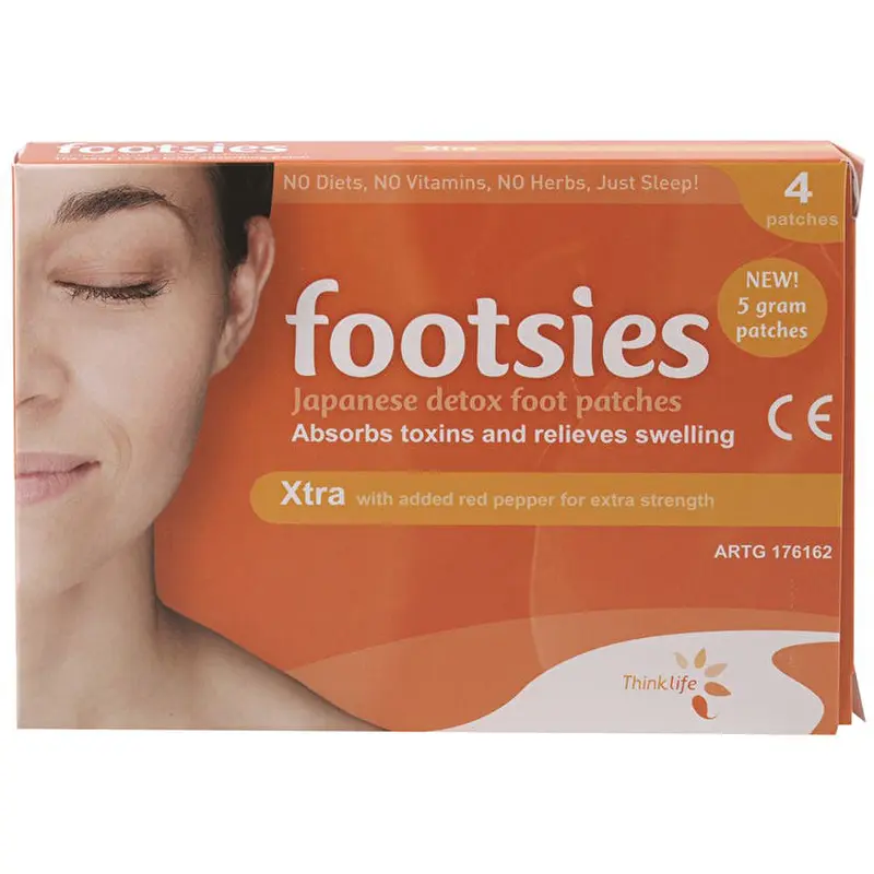FOOTSIES BY THNKLIFE Thinklife Footsies Xtra Trial Size x 4 Patches