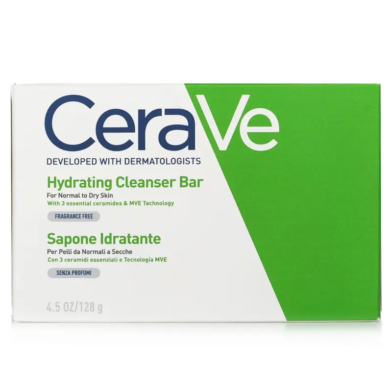 CeraVe Hydrating Cleanser Bar (For Normal to Dry Skin)  128g/4.5oz