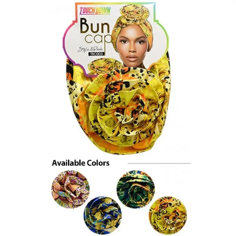 Touch Down Bun Caps - Leopard Chain