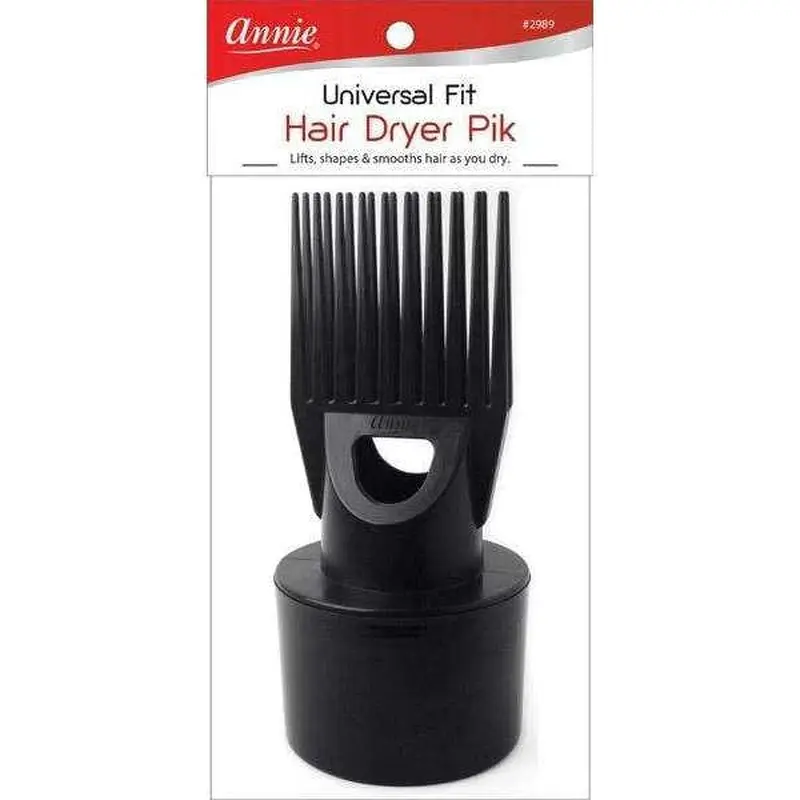 Annie #2989 Hair Dryer Pik Nozzle Black