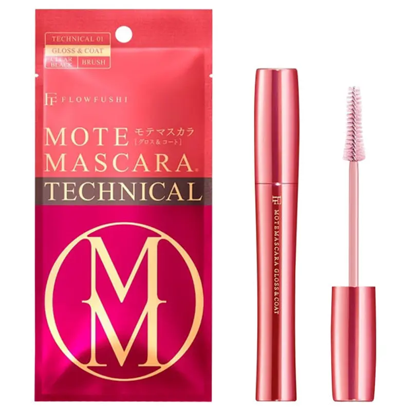 FlowFushi Mote Mascara Technical - 01 Clear Black by FlowFushi for Women - 0.21 oz Mascara