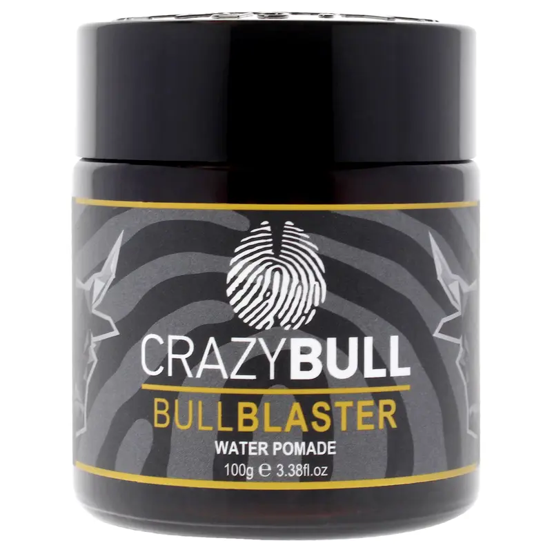 Crazy Bull Hair Bull Blaster Water Pomade by Crazy Bull Hair for Men - 3.38 oz Pomade