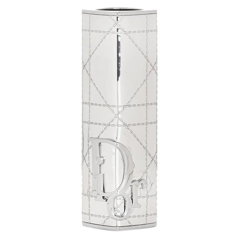 Christian Dior Addict Fashion Lipstick Case - # Silver Cannage  1pc
