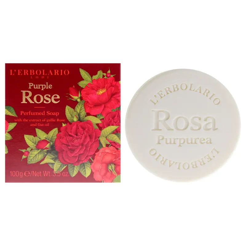 LErbolario Perfumed Soap - Purple Rose by LErbolario for Unisex - 3.5 oz Soap