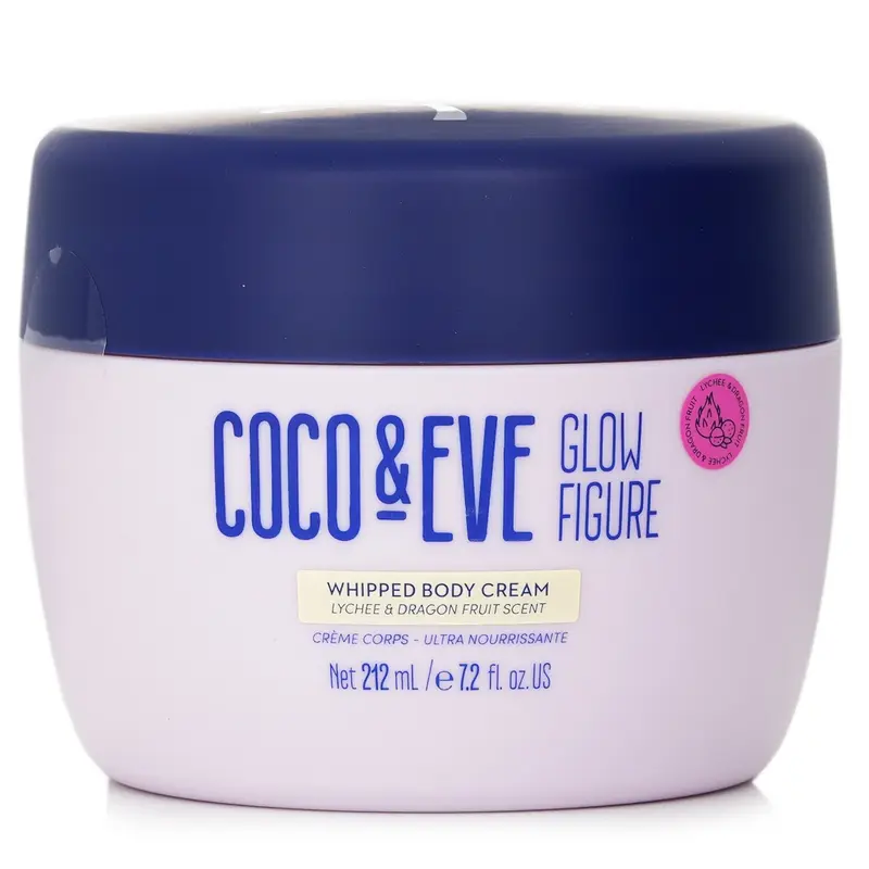 Coco & Eve Glow Figure Whipped Body Cream - # Lychee & Dragon Fruit Scent  212ml/7.2oz
