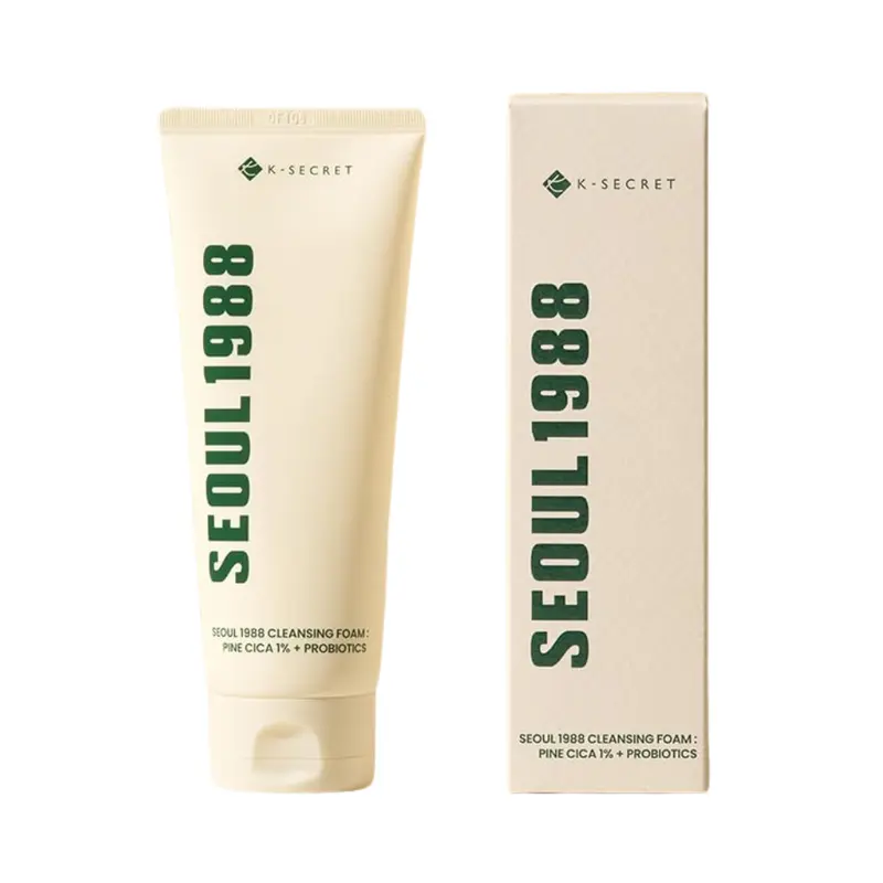 K-SECRET SEOUL 1988 Cleansing Foam : Pine Cica 1% + Probiotics 150ml