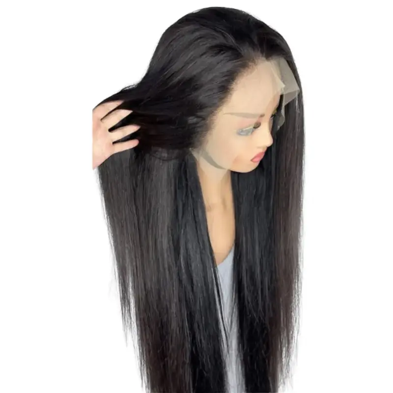 Prime Collection Hand-made HD Swiss Lace Human Hair Wig- 32" Straight