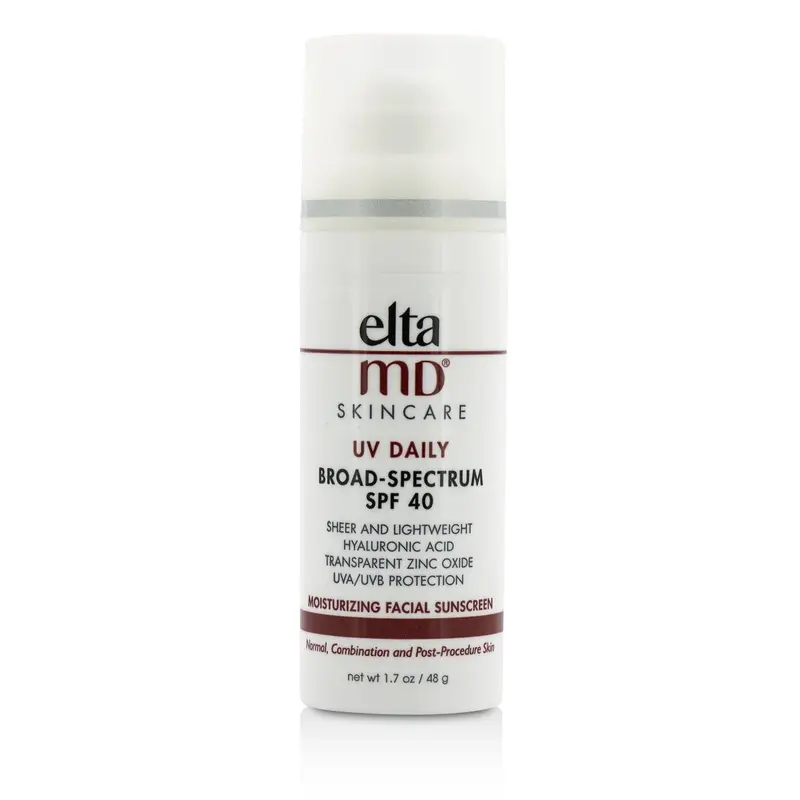 EltaMD UV Daily Moisturizing Facial Sunscreen SPF 40 - For Normal, Combination & Post-Procedure Skin (Unboxed)  48g/1.7oz