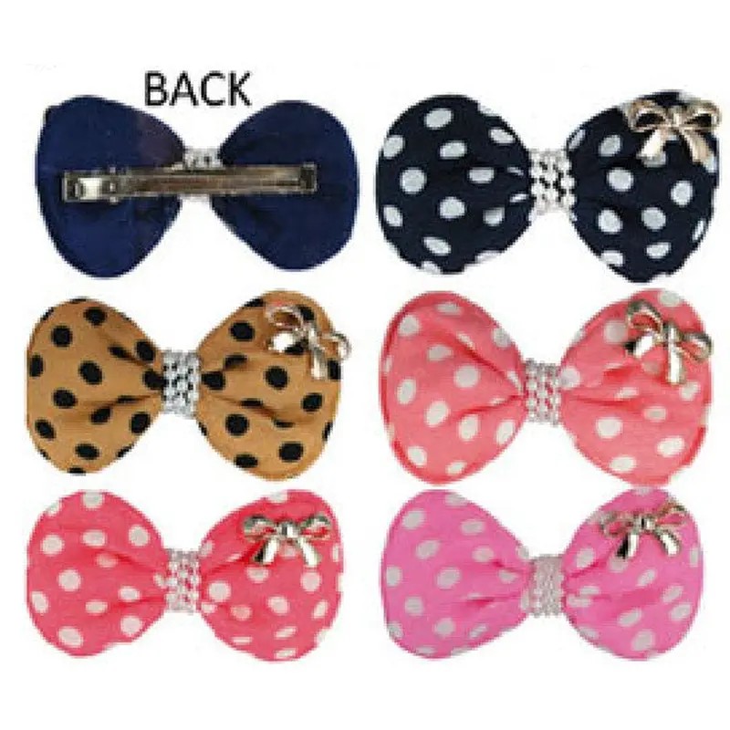 Plush Cotton Stuffed Hair Clips - Assorted #3007