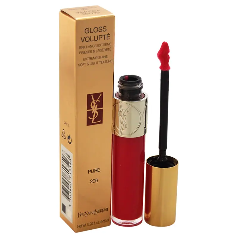 Yves Saint Laurent Gloss Volupte - 206 Fuchsia Oran by Yves Saint Laurent for Women - 0.2 oz Lip Gloss