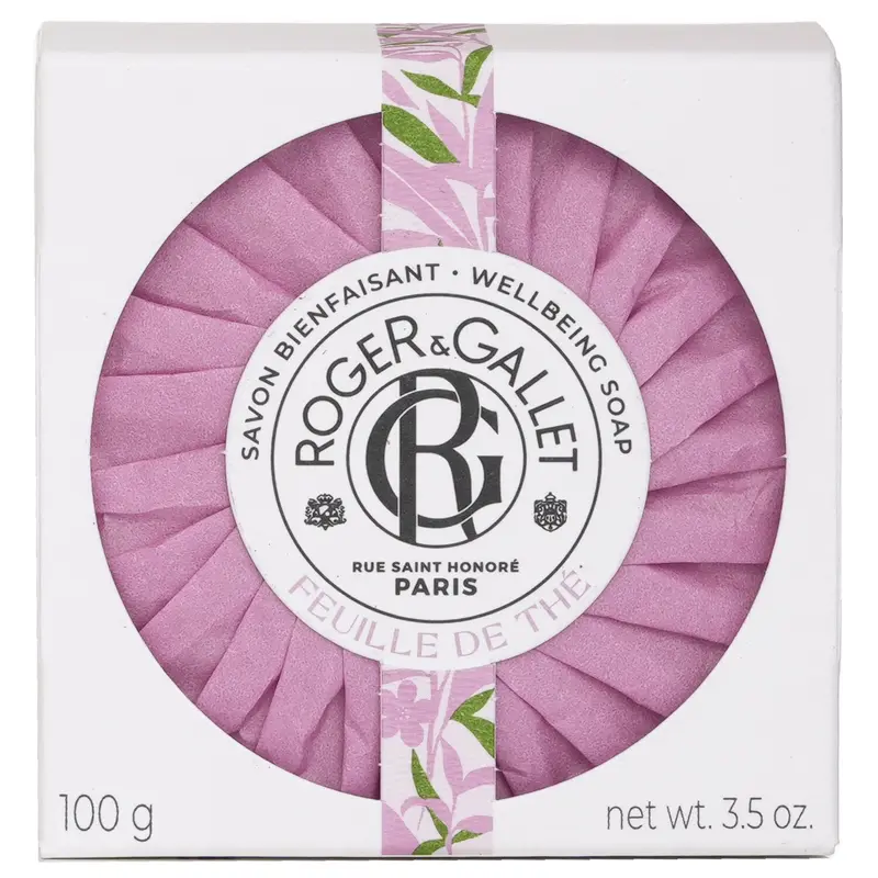 Roger & Gallet Feuille De The Wellbeing Soap  100g