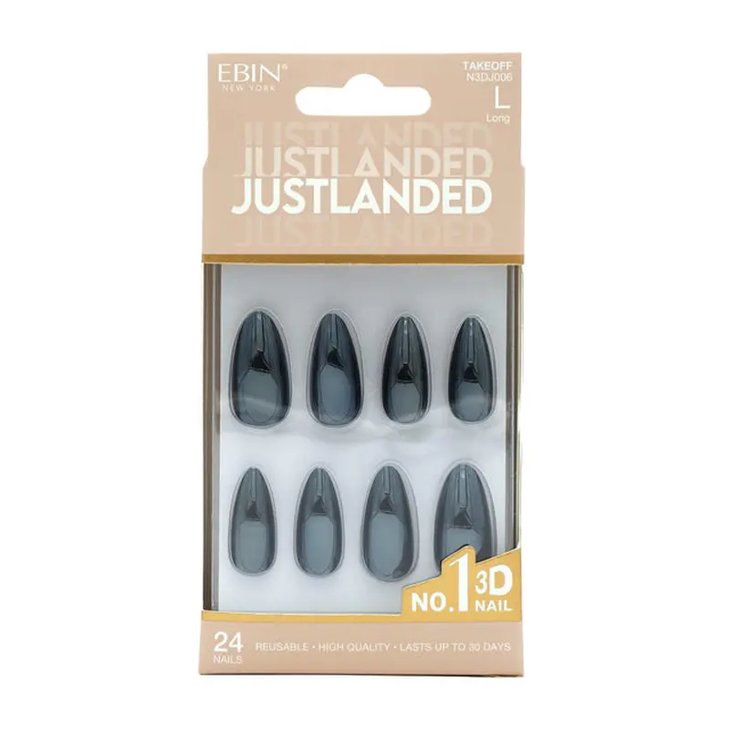 EBIN Press-On Nails Just Landed - Takeoff #N3DJ006 Long
