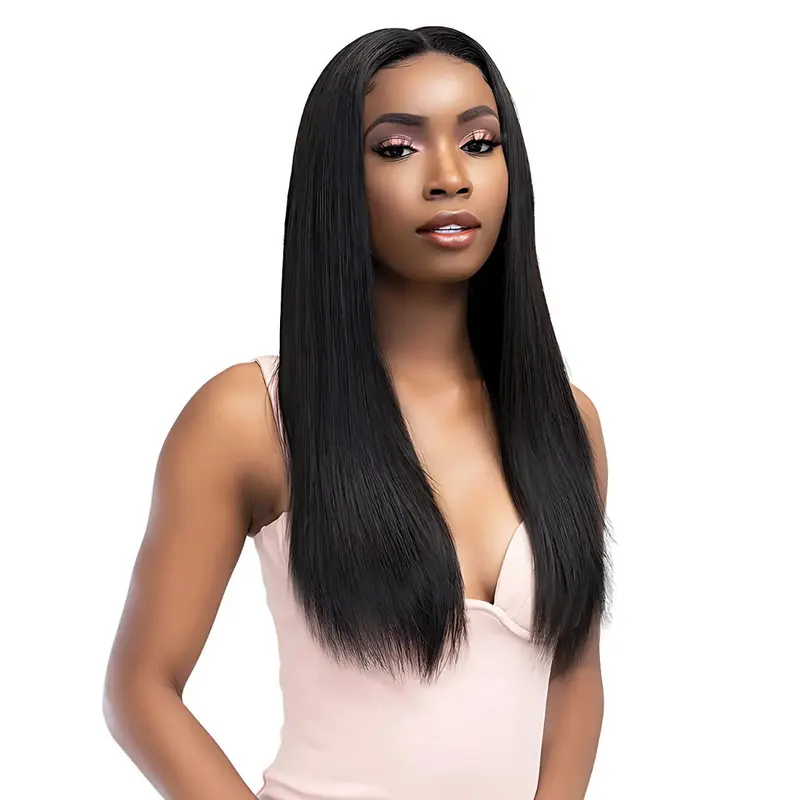 Janet Collection HD Natural Deep Part Lace Wig 100% Natural Virgin Remy Human Hair - Leila - Choose Length