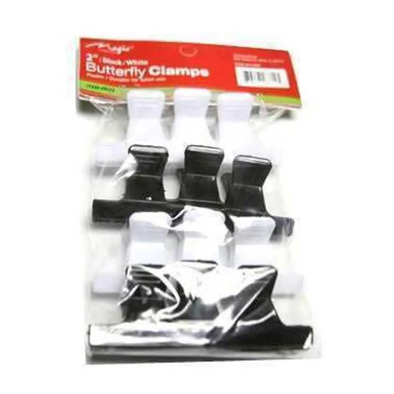 Magic Collection Butterfly Clamp 2" - Black & White