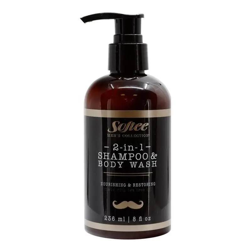 Softee Men 2 In 1 Shampoo & Body Wash (8oz)