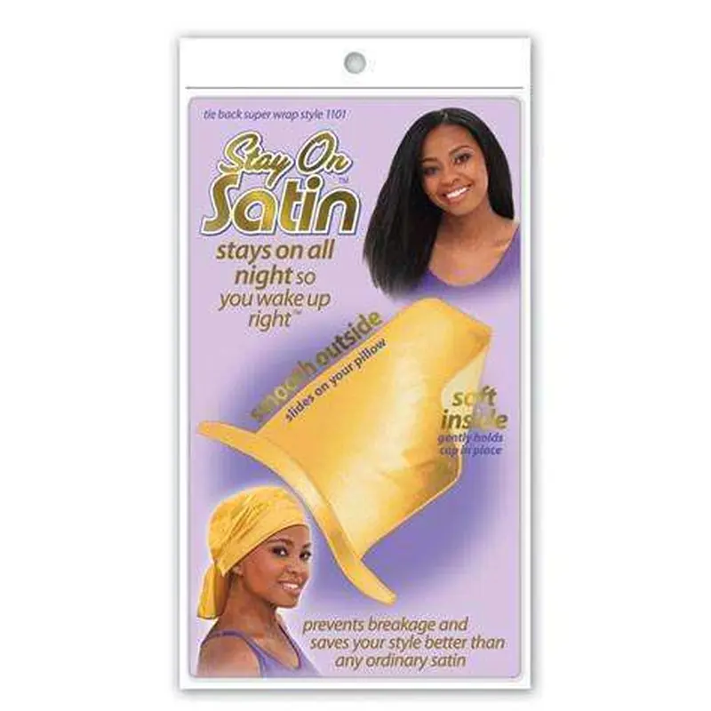 Stay On Satin Tie Back Super Wrap - Style 1101 Assorted