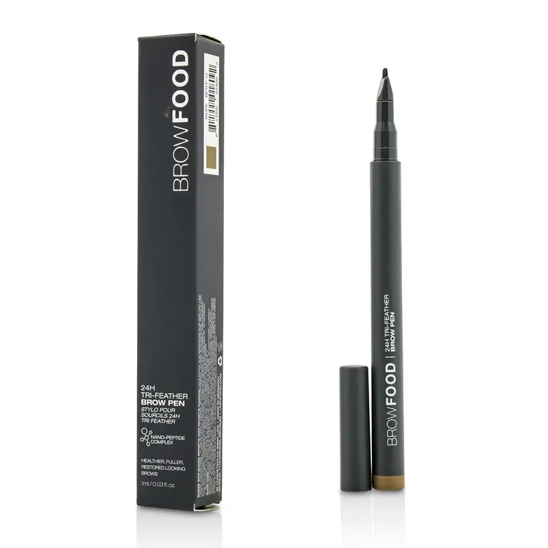 LashFood BrowFood 24H Tri Feather Brow Pen - Taupe  1ml/0.03oz