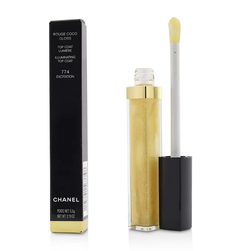 Chanel Rouge Coco Gloss Illuminating Top Coat - # 774 Excitation  5.5g/0.19oz