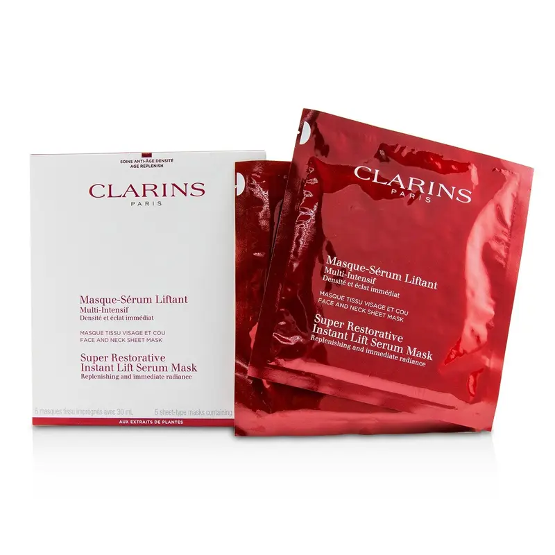 Clarins Super Restorative Instant Lift Serum Mask  5sheets