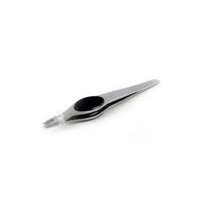 Slant Tip Tweezer w/ Rubber