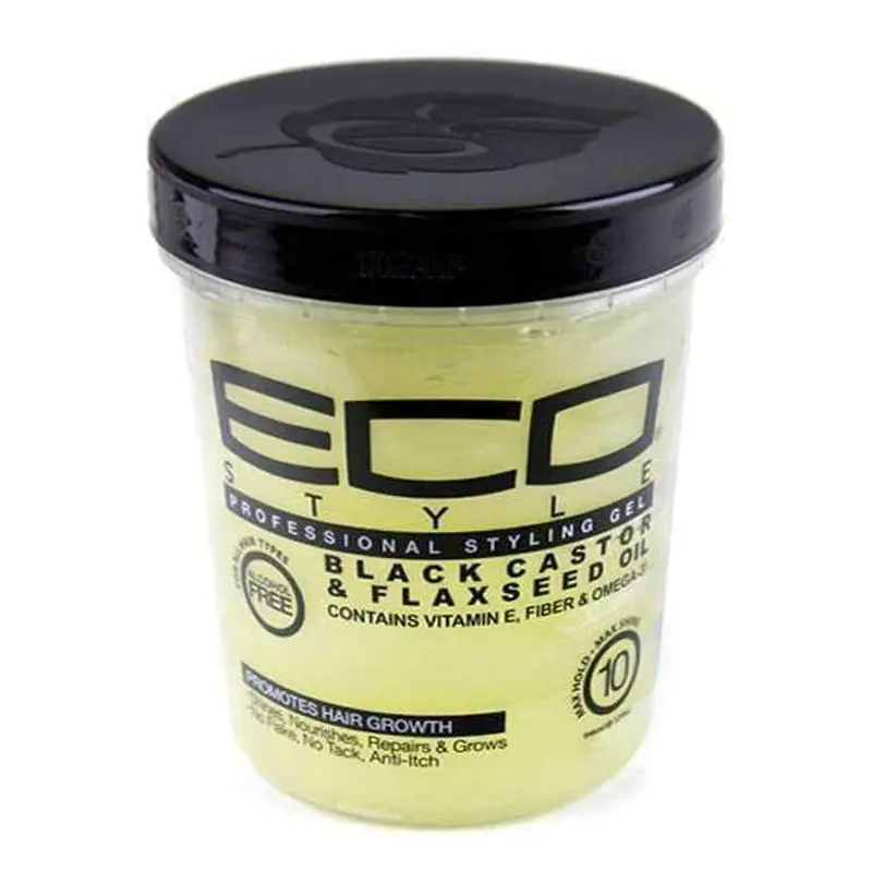 Eco Style Black Castor & Flaxseed Oil Styling Gel 32oz