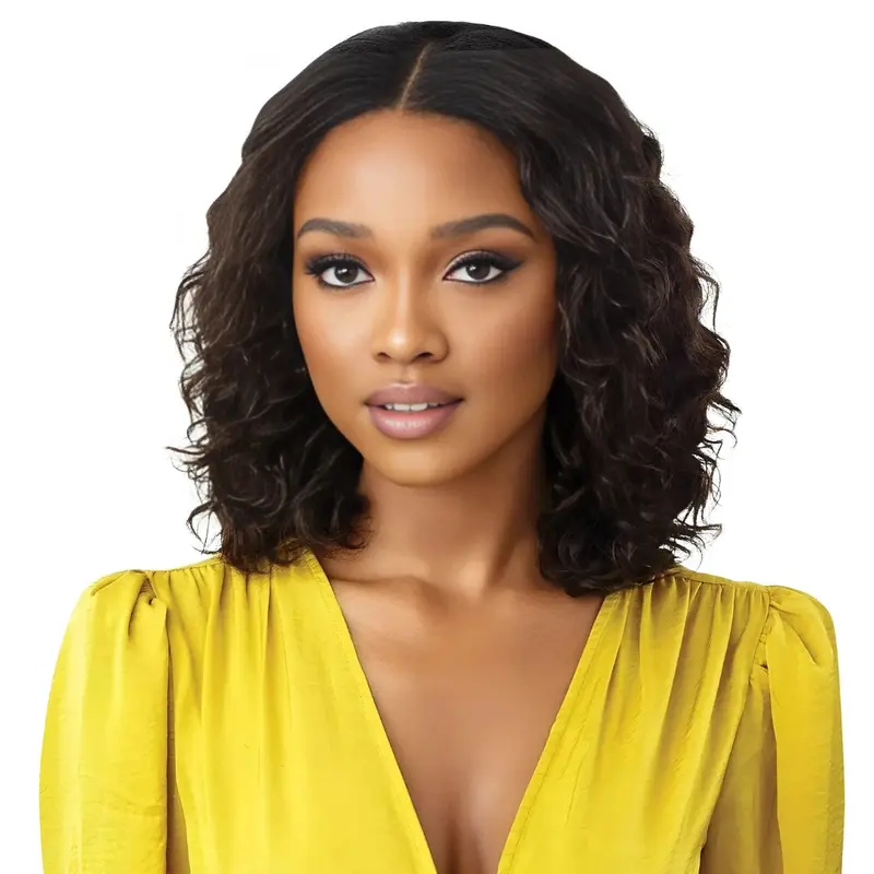 Outre MyTresses 100% Unprocessed Human Hair Gold Label Leave Out Wig - Aruban Wave 12"