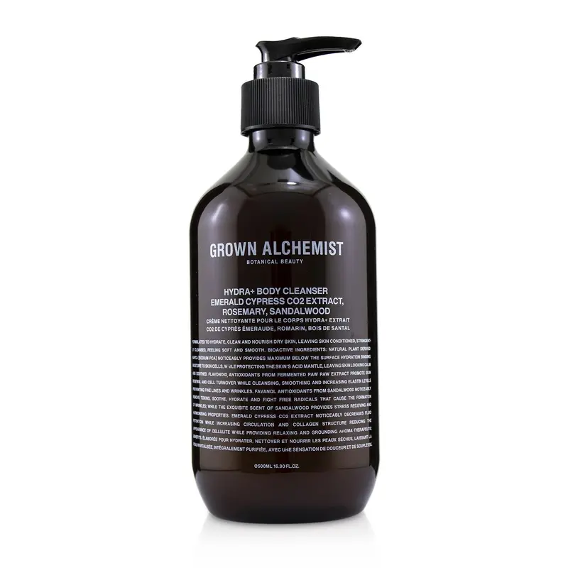 Grown Alchemist Hydra+ Body Cleanser - Emerald Cypress Co2 Extract, Rosemary & Sandalwood  500ml/16.9oz