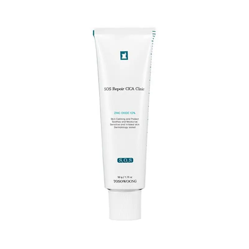 TOSOWOONG SOS Repair Cica Clinic Zinc Oxide 10% Cream 50g