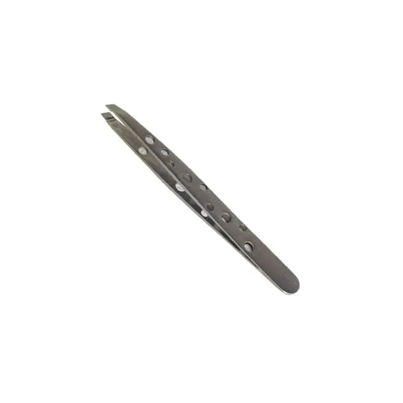 Burmax Satin Edge Spa Tools Non Slip Slant Tip Tweezer SE-2042