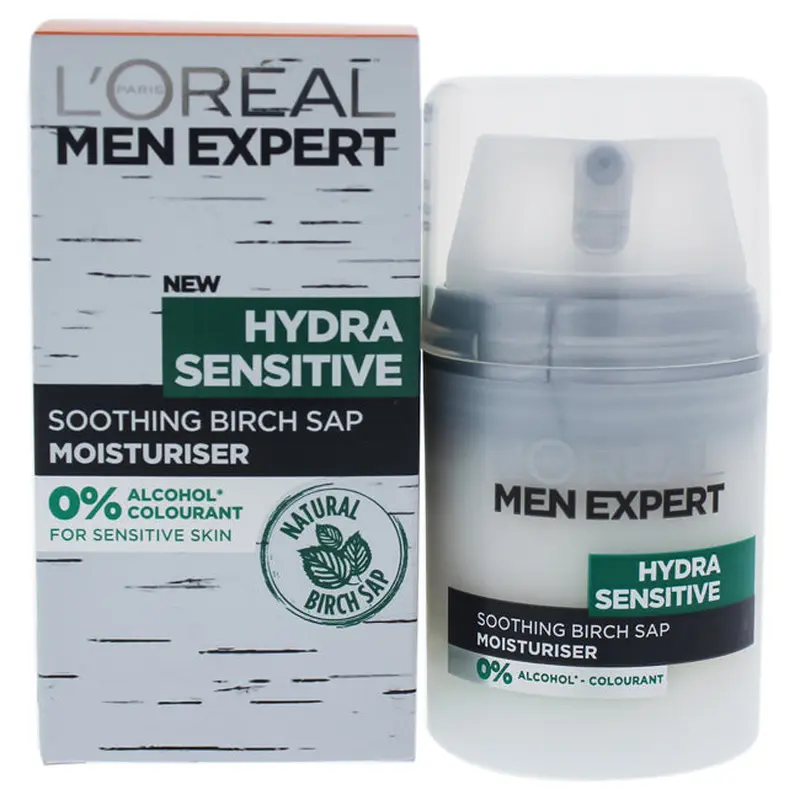 LOreal Professional Men Expert Hydra Sensitive Moisturiser by LOreal Professional for Men - 1.7 oz Moisturizer