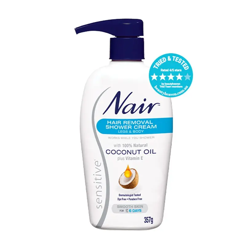 Nair Sensitive Hair Removal Shower Cream 357g
