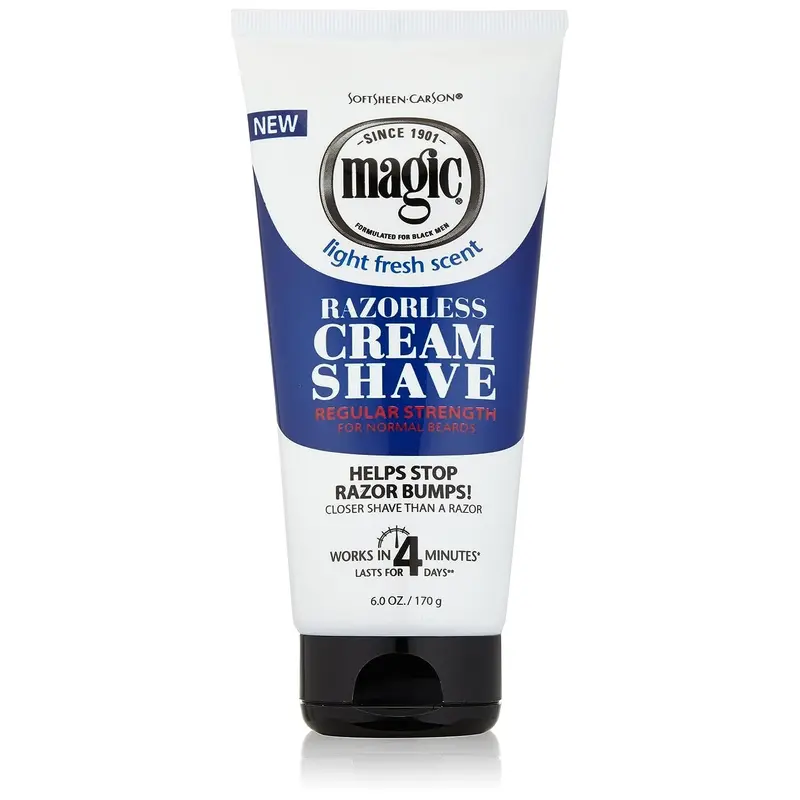 SoftSheen Carson Magic Regular Strength Razorless Cream Shave 6 oz