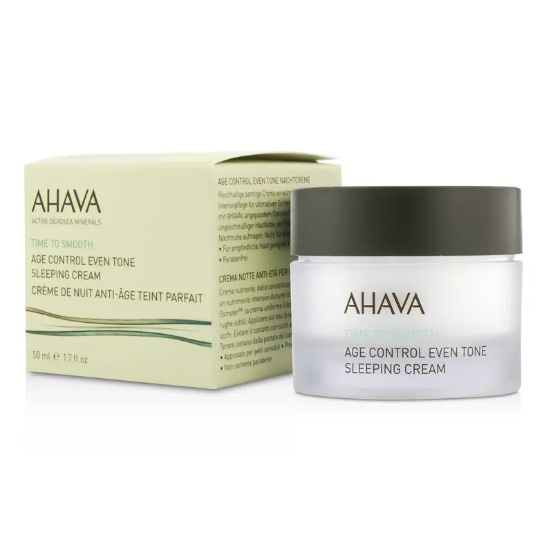 Ahava Time To Smooth Age Control Even Tone Sleeping Cream  50ml/1.7oz